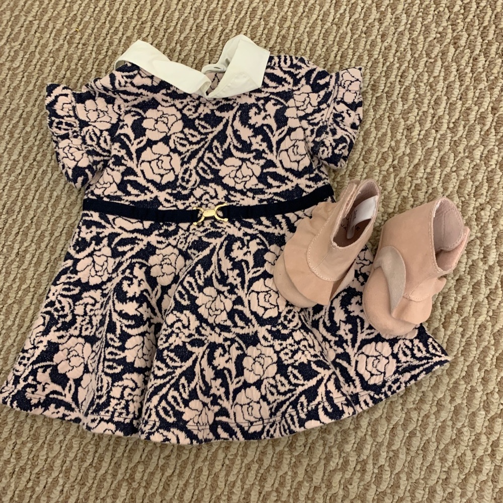 Janie and jack dress with shoes